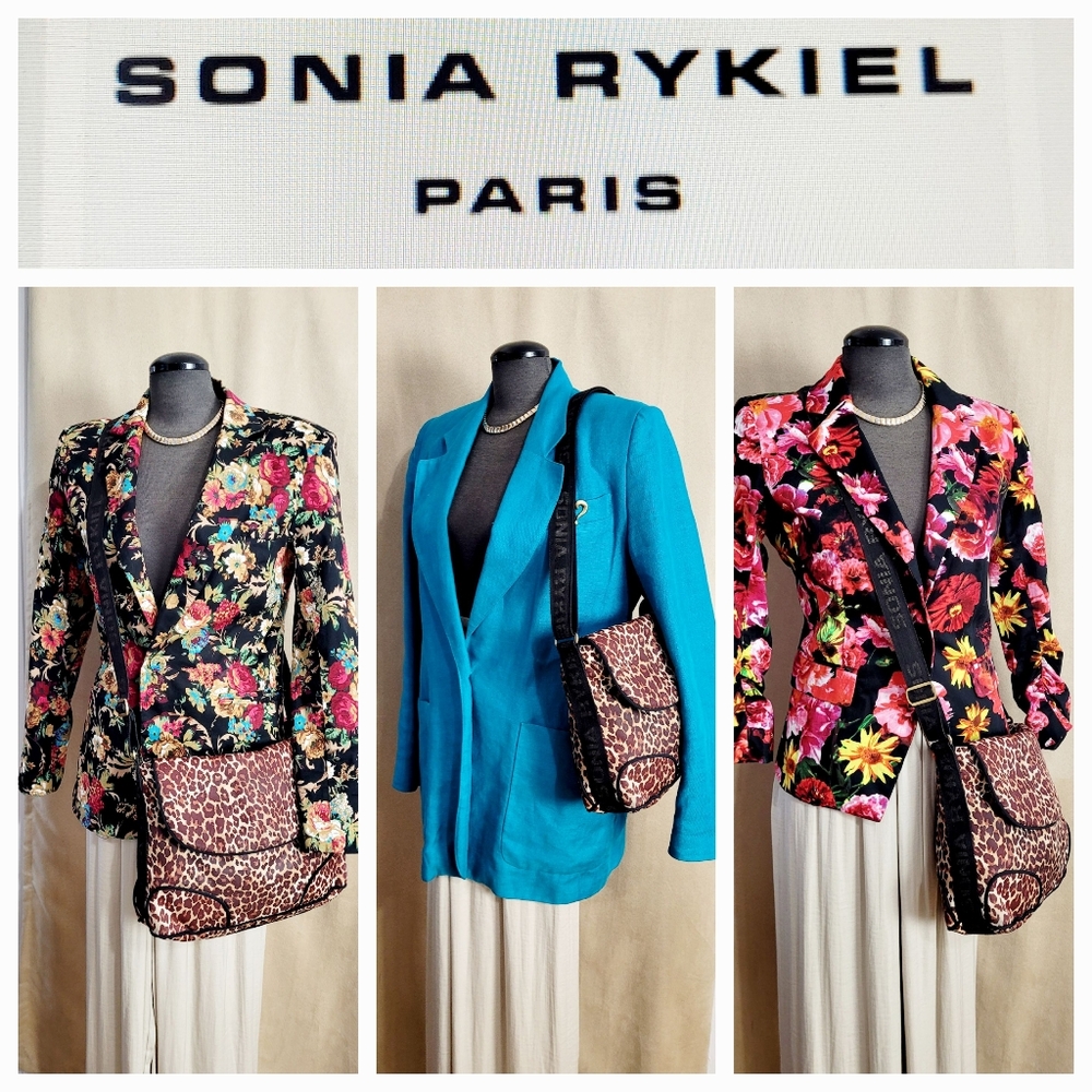 Sonia Rykiel Leopard  Crossbody Bag